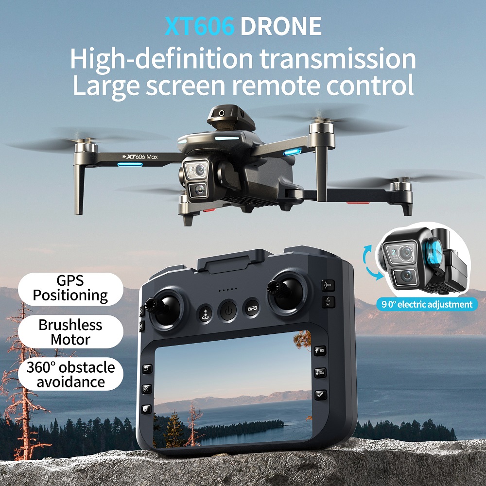 XT606 MAX 3 battery Drone 4k 8 - огляд і ціна Drone Surveying
