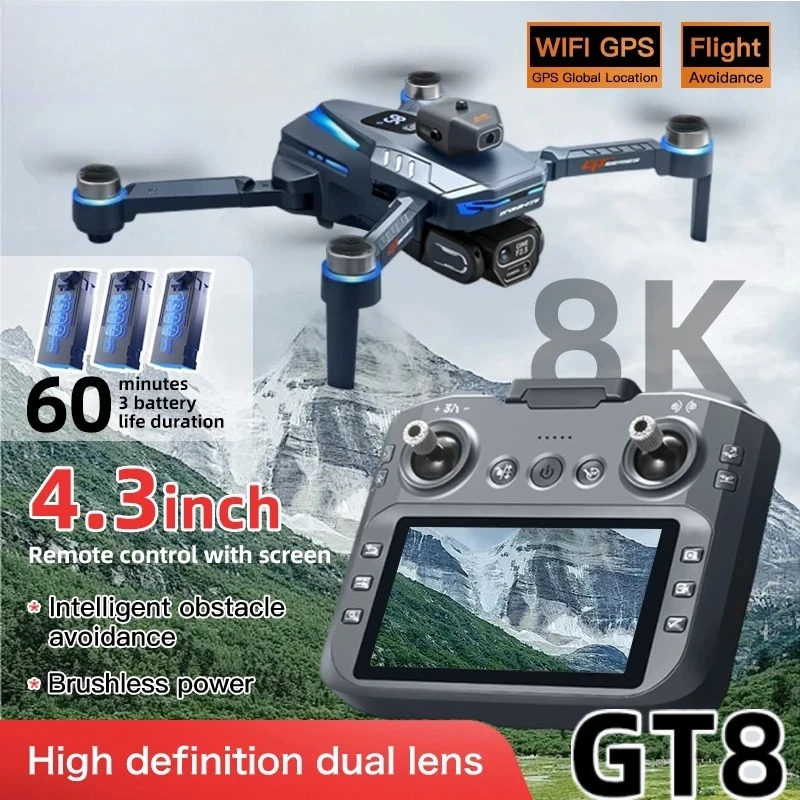 Original GT8 Drone 8K Professi - огляд і ціна Drone Thermal Imaging