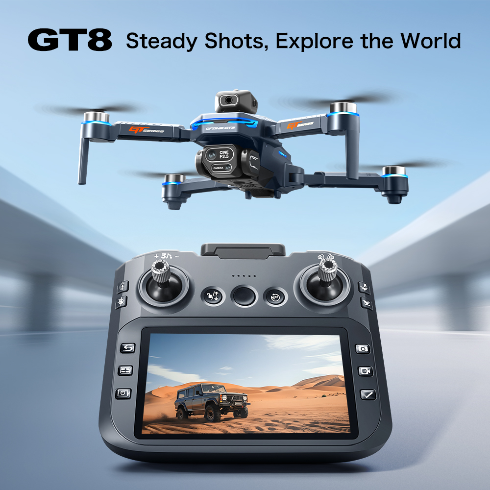 GT8 Max Foldable Drone 8K HD P - огляд і ціна Drone Video Production